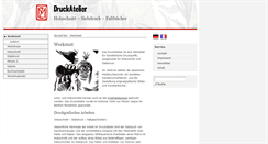 Desktop Screenshot of druckatelier.eu