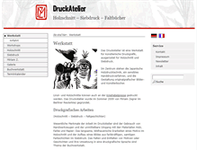 Tablet Screenshot of druckatelier.eu